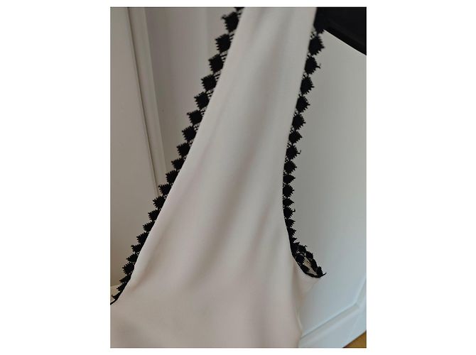 The Kooples Top blanco con encaje negro - vista 6