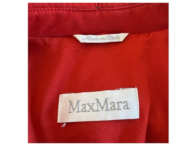 Abrigo de Invierno Max Mara / Talla 42 (IT) Mujer / L – Rust Brown / Acolchado / Hecho en Italia Roja - vista 3