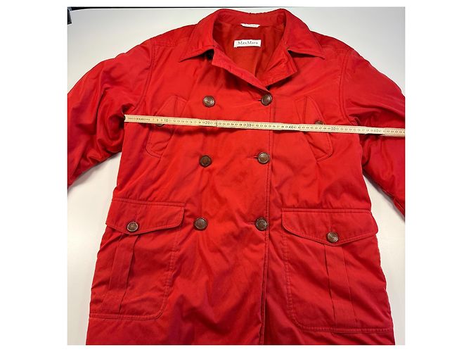 Abrigo de Invierno Max Mara / Talla 42 (IT) Mujer / L – Rust Brown / Acolchado / Hecho en Italia Roja - vista 5