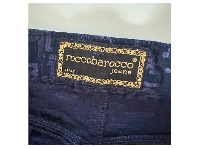 Jeans Monogram Roccobarocco Blu scuro - vista 4