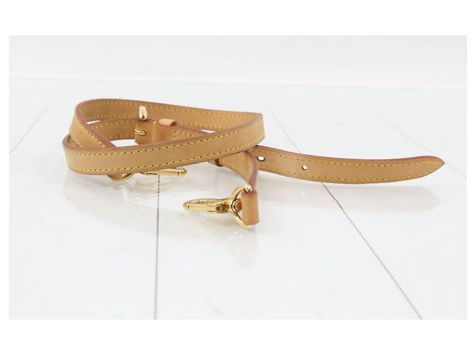Correa de hombro Favorite Louis Vuitton en cuero Vachetta Castaño - vista 2