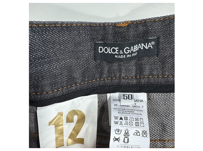 Jeans in denim distressed Dolce & Gabbana Grigio - vista 9