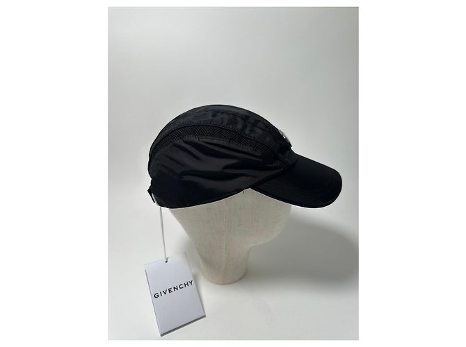 Givenchy Black Technical Cap with Logo – Size 58 - view 12