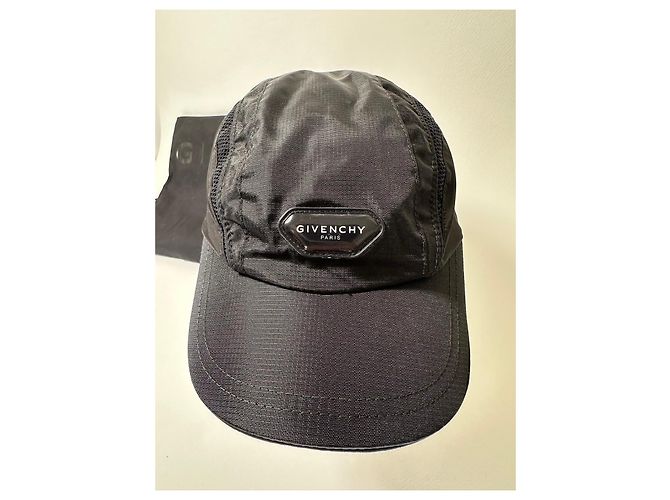 Givenchy Black Technical Cap with Logo – Size 58 - view 2