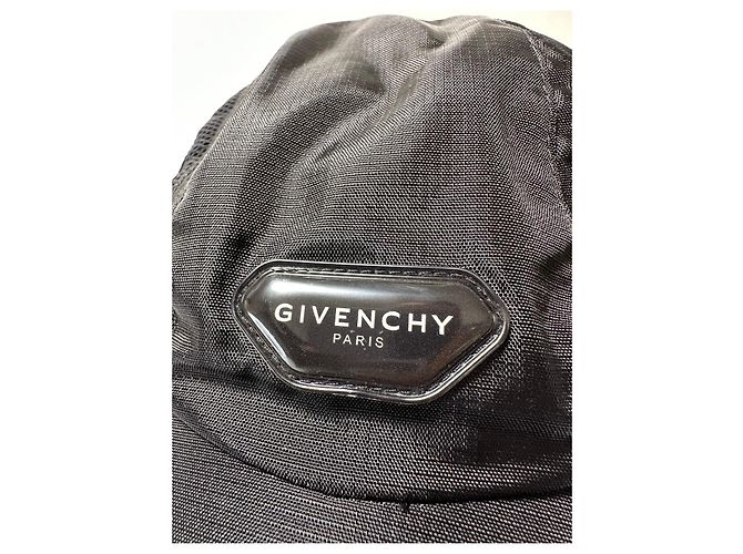 Givenchy Black Technical Cap with Logo – Size 58 - view 4