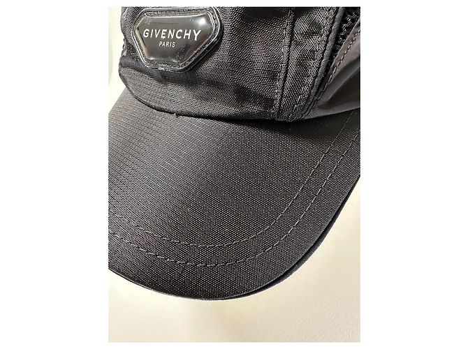 Givenchy Black Technical Cap with Logo – Size 58 - view 8