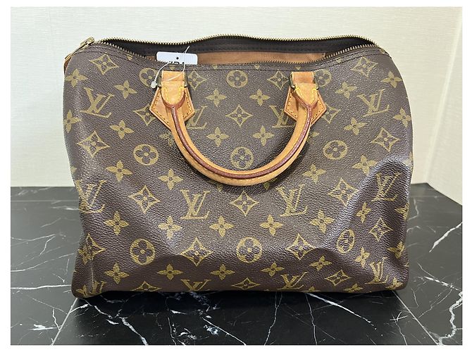 Louis Vuitton Speedy Monogram Canvas 30 Marrone - vista 3