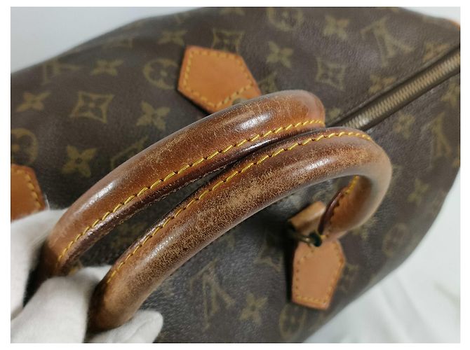 Louis Vuitton Speedy Monogram Canvas 40 Marrone - vista 4