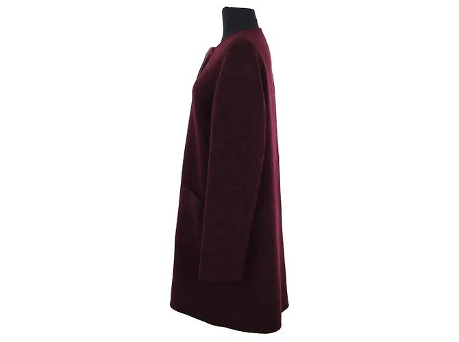 Gerard Darel Abrigo reversible burdeos - vista 2