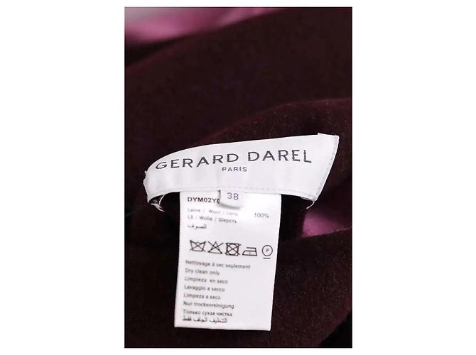 Gerard Darel Abrigo reversible burdeos - vista 5