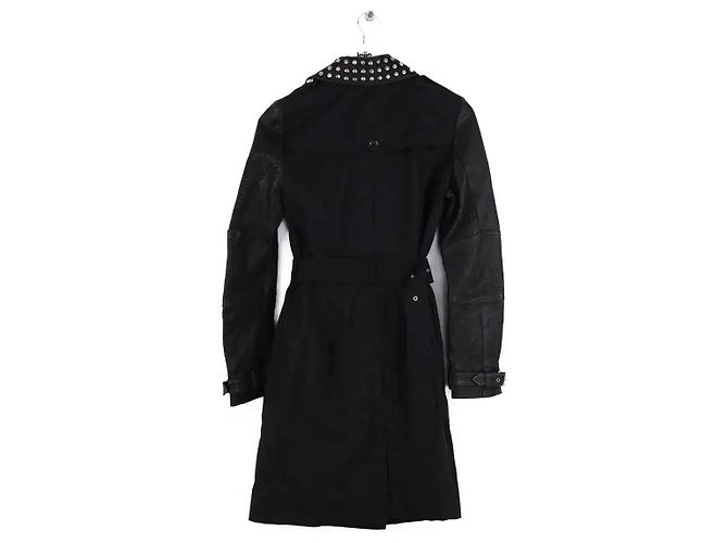 Burberry Gabardina negra Negro - vista 3