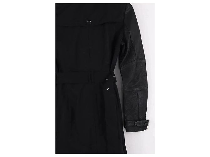 Burberry Gabardina negra Negro - vista 4
