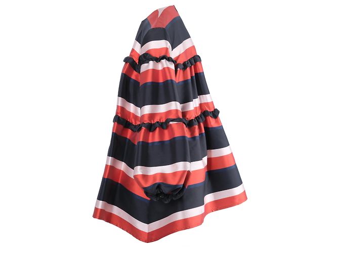 Autre Marque Túnica de volantes a rayas Vivetta Multicolor - vista 3