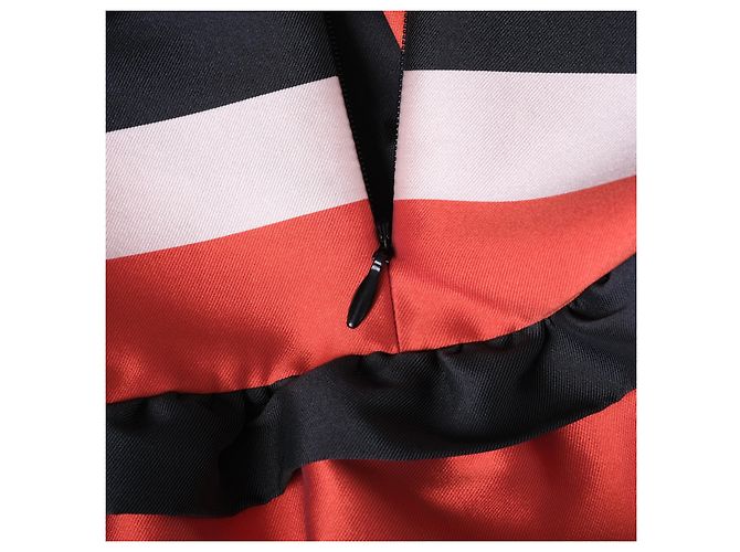 Autre Marque Túnica de volantes a rayas Vivetta Multicolor - vista 7