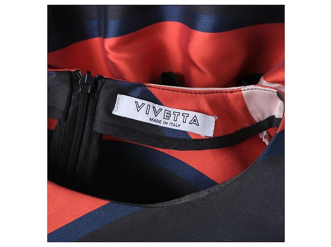 Autre Marque Túnica de volantes a rayas Vivetta Multicolor - vista 9