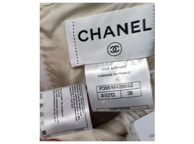 Chanel 2010 weißes Wollkleid Gr. 38 Gebraucht - Ansicht 5