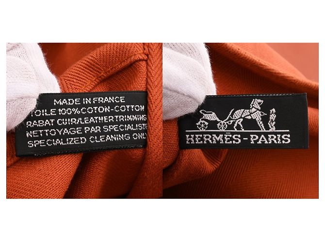 Hermès Borsa Hermes Valparaiso GM Arancione - vista 11