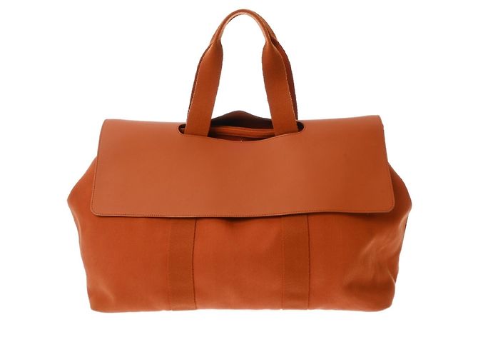 Hermès Borsa Hermes Valparaiso GM Arancione - vista 2