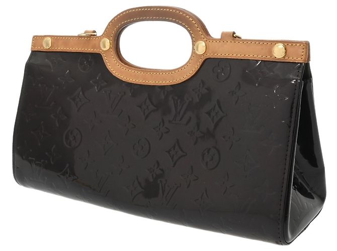 Louis Vuitton Monogram Vernis Roxbury Drive Handtasche Bordeaux - Ansicht 3