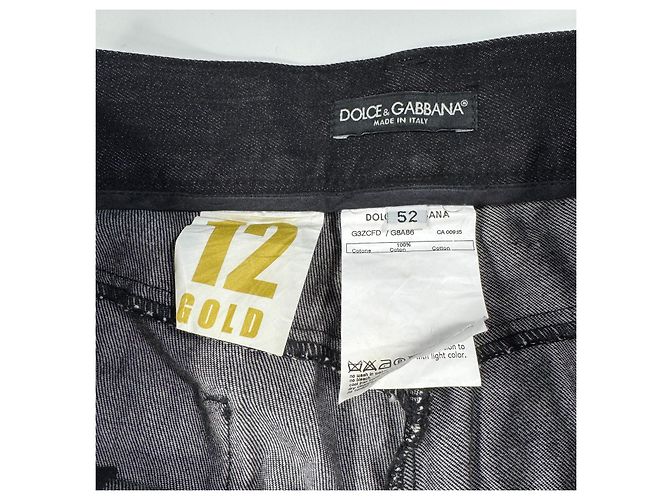 Dolce & Gabbana Black Denim Jeans Schwarz - Ansicht 9