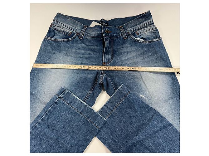 Jeans in denim blu da uomo Dolce & Gabbana - vista 11