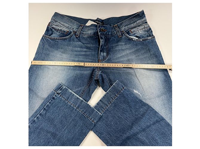 Jeans in denim blu da uomo Dolce & Gabbana - vista 5