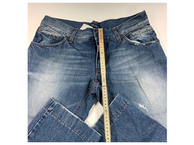 Jeans in denim blu da uomo Dolce & Gabbana - vista 6