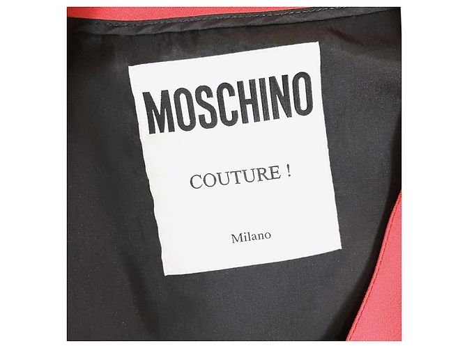 Moschino Mini Vestido Estampado Cara Pop Art Negro Roja Azul Verde Amarillo - vista 5