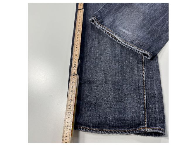 Medusa Jeans in Denim Nero Lavato da Uomo Versace Grigio antracite - vista 6