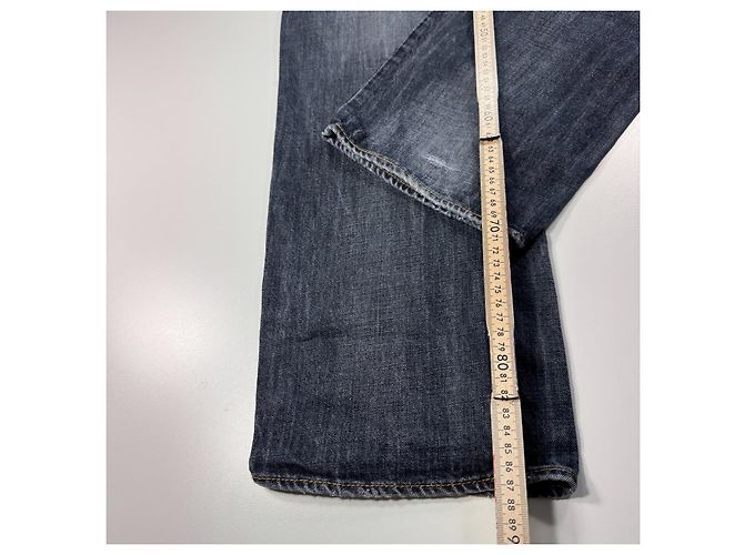 Medusa Jeans in Denim Nero Lavato da Uomo Versace Grigio antracite - vista 7