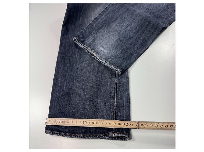 Medusa Jeans in Denim Nero Lavato da Uomo Versace Grigio antracite - vista 8