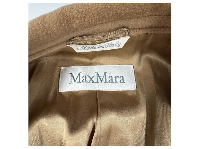 Abrigo de lana camel Max Mara Camello - vista 3