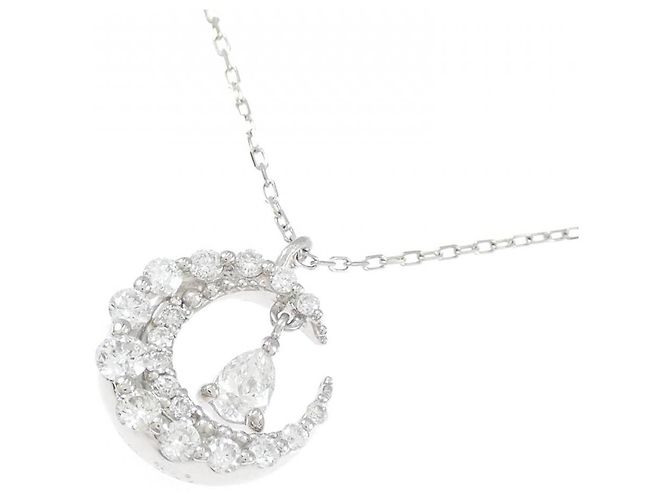Autre Marque Collana in platino e diamanti Argento - vista 3