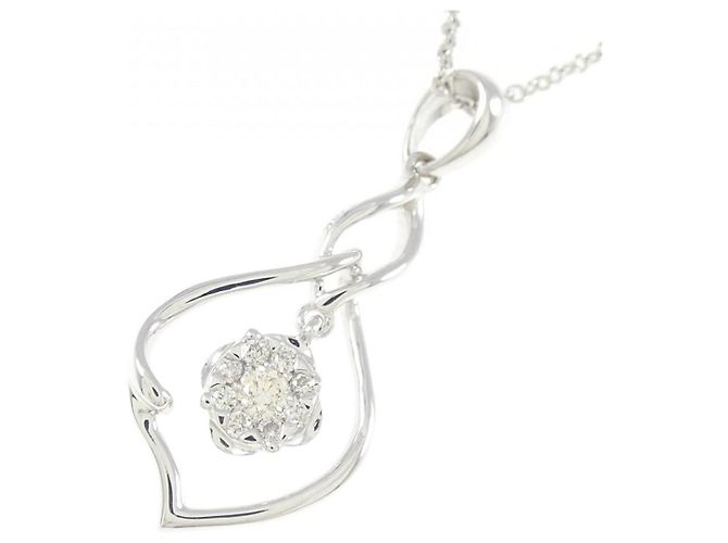 Autre Marque Collana in oro bianco Au750 e diamanti Argento - vista 3