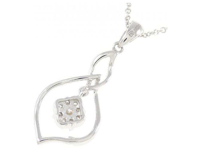 Autre Marque Collana in oro bianco Au750 e diamanti Argento - vista 4