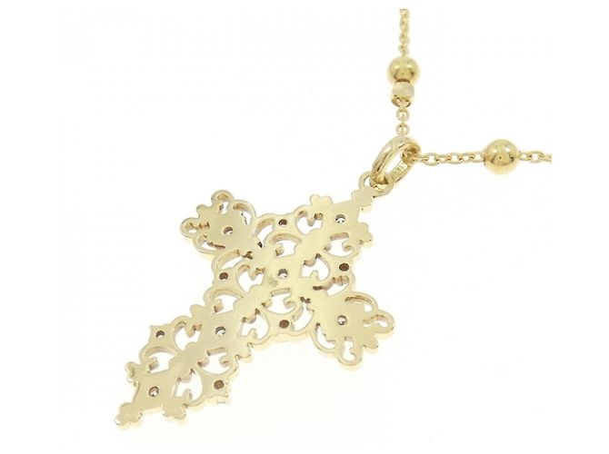 Autre Marque Collana con Diamanti Au750 D'oro - vista 4