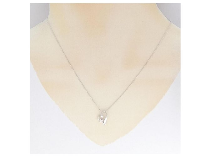 Autre Marque Collana in oro bianco 10K e diamanti Argento - vista 6