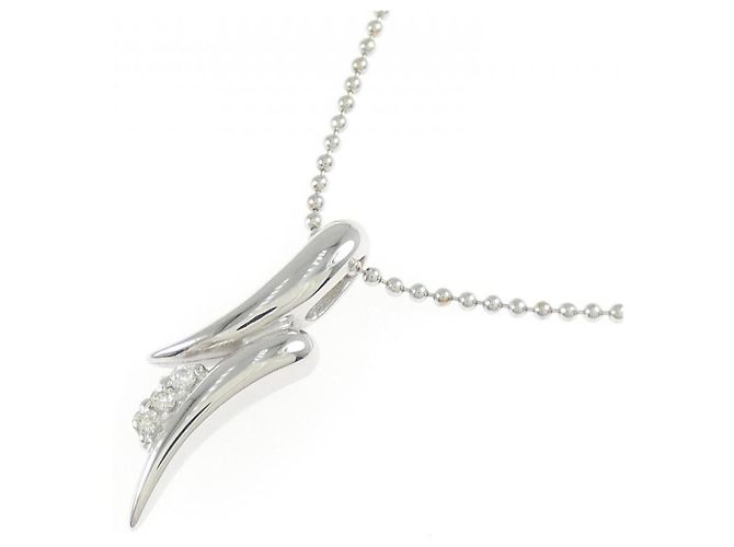 Autre Marque Collana in oro bianco Au750 e diamanti Argento - vista 3