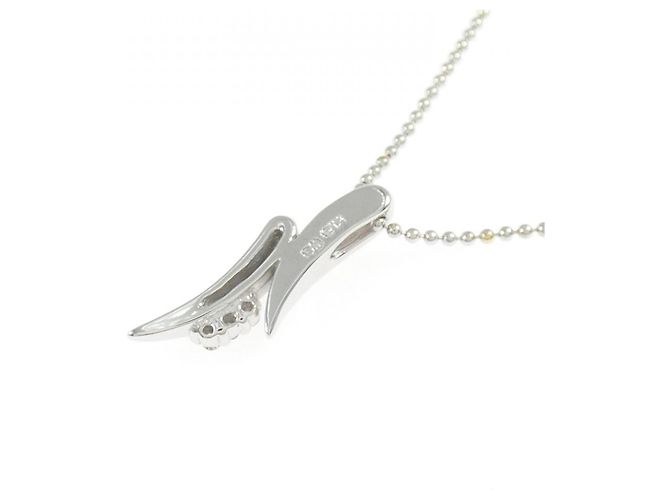 Autre Marque Collana in oro bianco Au750 e diamanti Argento - vista 4
