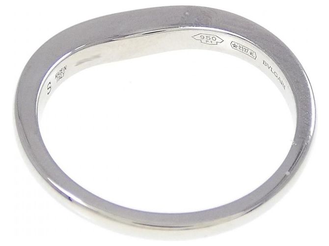 Bulgari Bvlgari Fedy Platin Diamantring Größe 7.5 Silber - Ansicht 3
