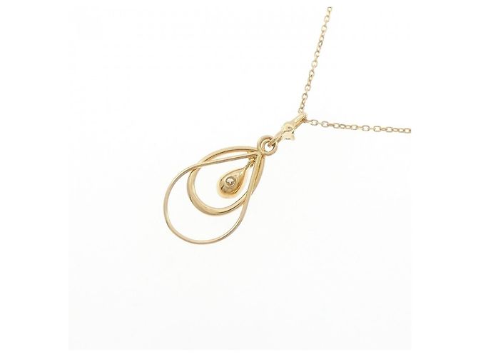 Autre Marque Collana con Diamanti Au750 D'oro - vista 4