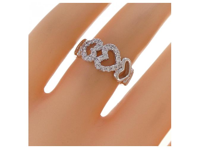 Autre Marque Anello in oro Au750 e diamanti Ponte Vecchio Argento - vista 5