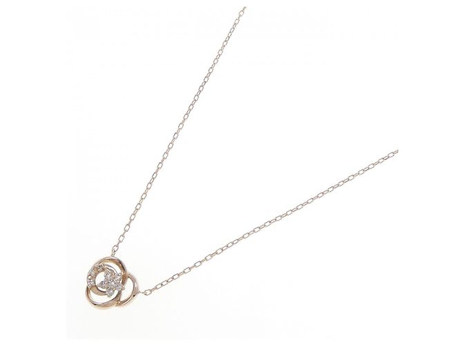 Autre Marque Collana Moon Star in Oro Rosa Au750 e Diamanti - vista 2