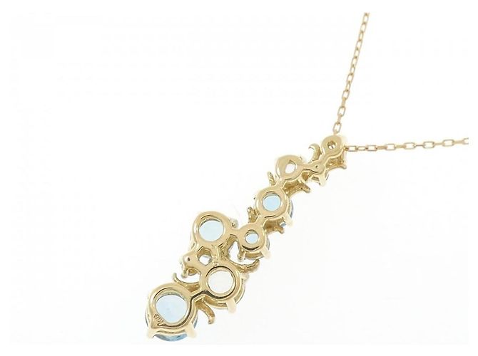 Autre Marque Collana con Diamante e Topazio Au750 D'oro - vista 4