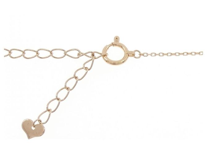 Autre Marque Collar de oro rosa K10 con berilo de cuarzo ahumado - vista 5