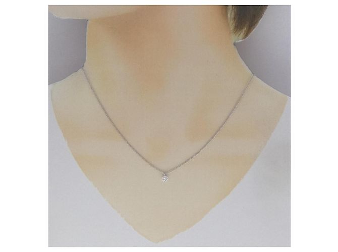 Autre Marque Collana con diamanti Au750 Argento - vista 6