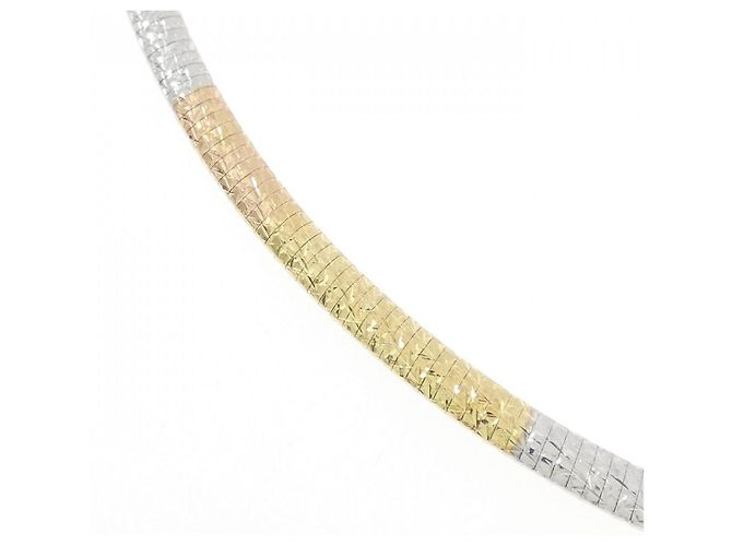 Autre Marque Collana 750 Tre Colori Multicolore - vista 3
