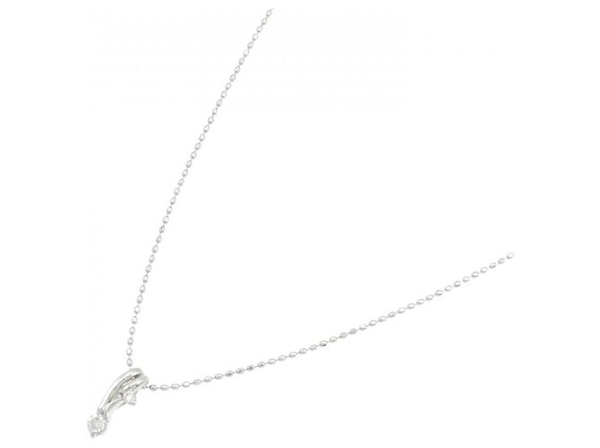 Autre Marque Collana di Diamanti PT900 PT850 Argento - vista 2