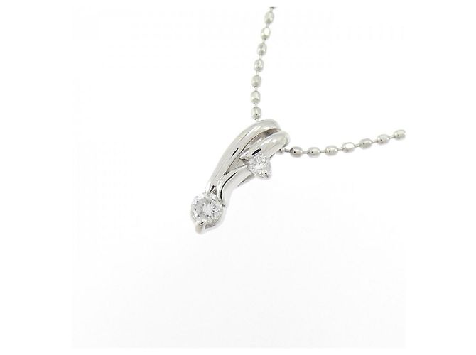 Autre Marque Collana di Diamanti PT900 PT850 Argento - vista 3