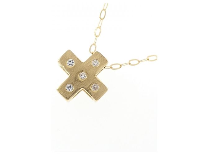 Autre Marque Collana con diamante Au750 D'oro - vista 3